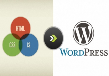 Convert HTML to Wordpress