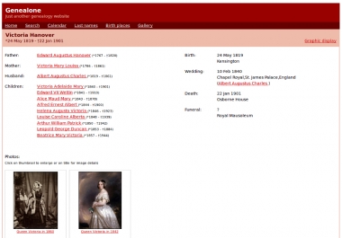 Genealone - Genealogy Website Maker