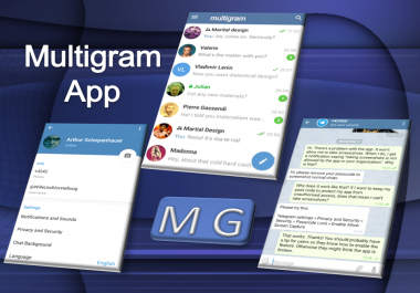 Multigram app for android