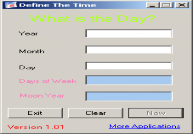 Define The Time