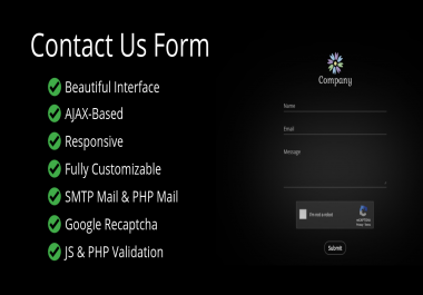 Recaptcha Powered AJAX Contact Form