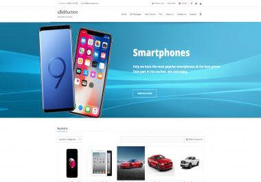 uBidAuction - PHP Classic And Bid Auctions Script