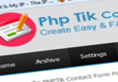 Phptik Contact form