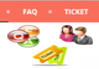 User,  Multiple-level FAQ,  Ticket System