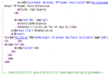 Universal Website Cache Plugin
