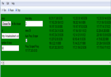 Traffic Bot That Scrape Proxies And Generate Taffic With The Proxies