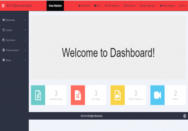 ADCMS Customize Admin Panel Using Codeigniter