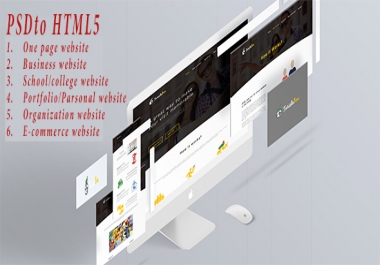 PSD to HTML5 convert