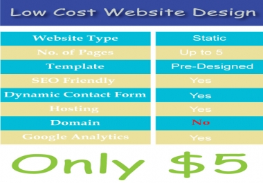 Low Cost Website Design