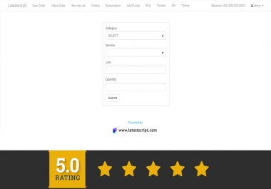 SMM Panel Script For Resellers - API Enabled