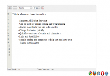 text editor